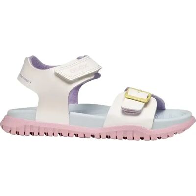 Sandales fille Geox Fusbetto Blanc 32 - Publicité Sandales fille Geox Fusbetto Blanc 32 - Publicité