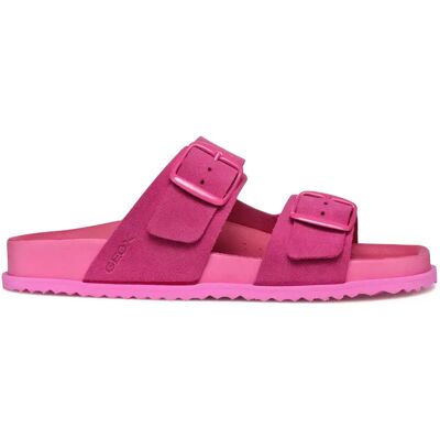 Claquettes femme Geox SandyBett Rose 37 - Publicité Claquettes femme Geox SandyBett Rose 37 - Publicité