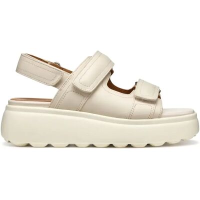 Sandales compensées femme Geox Spherica Beige 39 - Publicité Sandales compensées femme Geox Spherica Beige 39 - Publicité