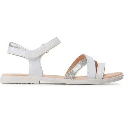 Sandales fille Geox Karly Blanc 32 - Publicité Sandales fille Geox Karly Blanc 32 - Publicité