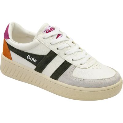 Baskets suède femme Gola Grandslam Trident Blanc 38 - Publicité Baskets suède femme Gola Grandslam Trident Blanc 38 - Publicité