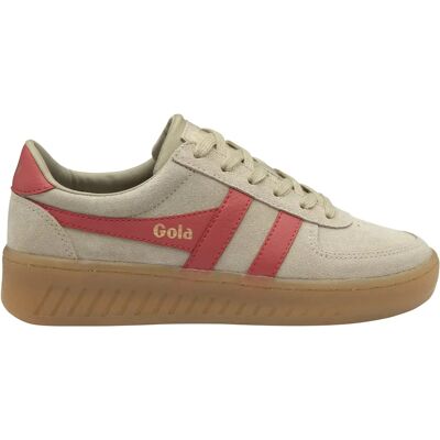 Baskets suède femme Gola Grandslam Suede Beige 42 - Publicité Baskets suède femme Gola Grandslam Suede Beige 42 - Publicité