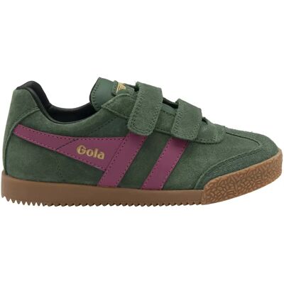 Baskets enfant Gola Harrier Vert 31 - Publicité Baskets enfant Gola Harrier Vert 31 - Publicité