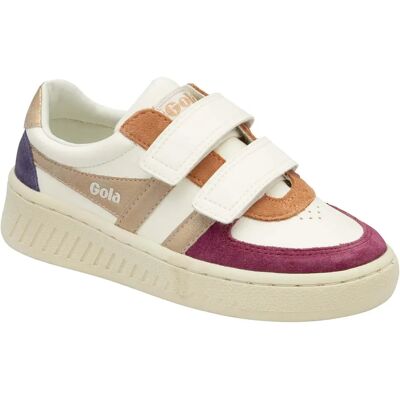 Baskets Gola Girl's Quadrant Strap - Blanc - Taille 13/13 ans - Publicité Baskets Gola Girl's Quadrant Strap - Blanc - Taille 13/13 ans - Publicité