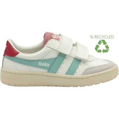 Baskets enfant Gola Falcon Strap Blanc 31 - Publicité Baskets enfant Gola Falcon Strap Blanc 31 - Publicité