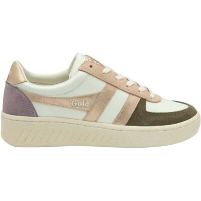 Baskets femme Gola Grandslam Quadrant Blanc 36 - Publicité Baskets femme Gola Grandslam Quadrant Blanc 36 - Publicité