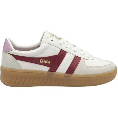 Baskets femme Gola Grandslam Elite Trainer Blanc 41 - Publicité Baskets femme Gola Grandslam Elite Trainer Blanc 41 - Publicité