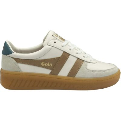 Baskets femme Gola Grandslam Elite Blanc 40 - Publicité Baskets femme Gola Grandslam Elite Blanc 40 - Publicité