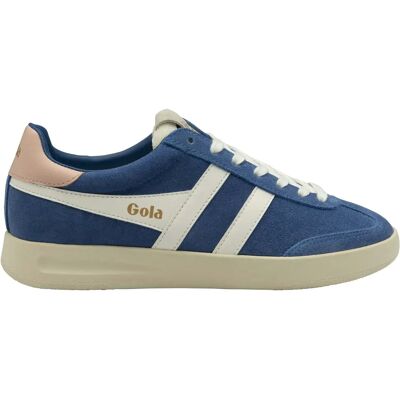 Baskets à lacet en daim femme Gola Cyclone Bleu 38 - Publicité Baskets à lacet en daim femme Gola Cyclone Bleu 38 - Publicité