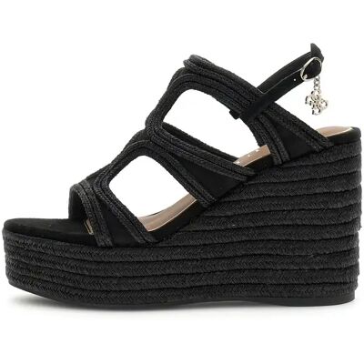 Sandales compensées femme Guess Evers Noir 41 - Publicité Sandales compensées femme Guess Evers Noir 41 - Publicité
