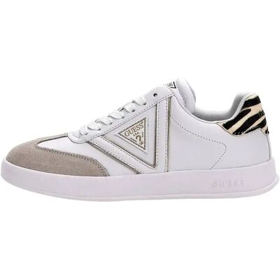Baskets polyuréthane femme Guess Aviana Blanc 38 - Publicité Baskets polyuréthane femme Guess Aviana Blanc 38 - Publicité