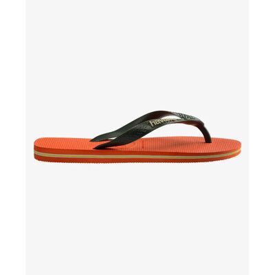 Tongs Havaianas Brasil Logo Orange 39/40 - Publicité Tongs Havaianas Brasil Logo Orange 39/40 - Publicité