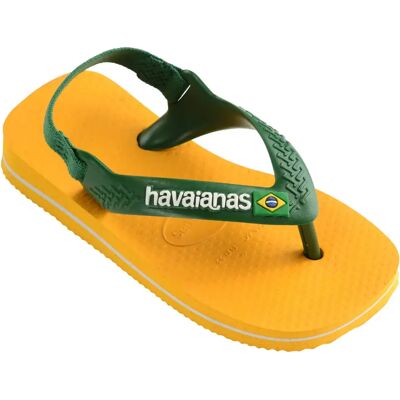 Tongs bébé Havaianas Marvel Logo II Jaune 24 - Publicité Tongs bébé Havaianas Marvel Logo II Jaune 24 - Publicité
