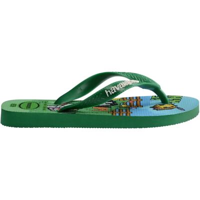 Tongs enfant Havaianas Minecraft Vert 29/30 - Publicité Tongs enfant Havaianas Minecraft Vert 29/30 - Publicité