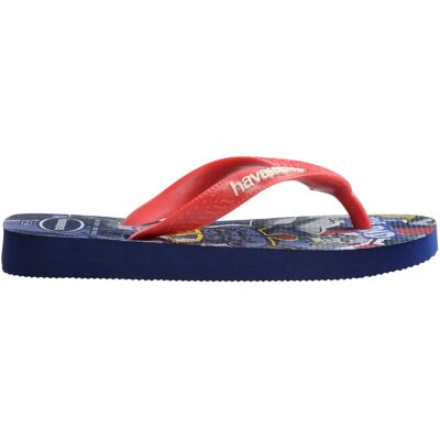 Tongs enfant Havaianas Top Herais DC Bleu 33/34 - Publicité Tongs enfant Havaianas Top Herais DC Bleu 33/34 - Publicité