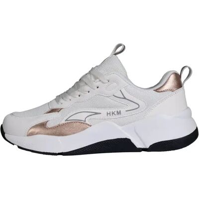 Baskets HKM Rosegold Glamour Blanc 37 - Publicité Baskets HKM Rosegold Glamour Blanc 37 - Publicité