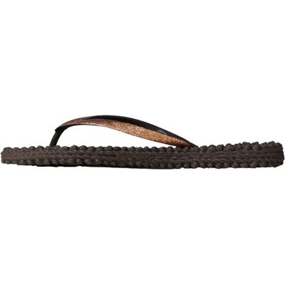 Tongs à paillettes femme Ilse Jacobsen Hornbæk Marron 38 - Publicité Tongs à paillettes femme Ilse Jacobsen Hornbæk Marron 38 - Publicité