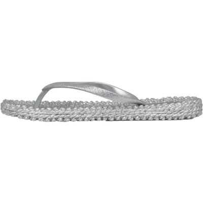 Tongs à paillettes femme Ilse Jacobsen Hornbæk Argenté 39 - Publicité Tongs à paillettes femme Ilse Jacobsen Hornbæk Argenté 39 - Publicité
