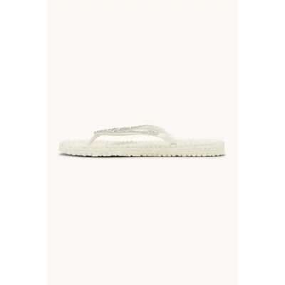 Tongs à strass femme Ilse Jacobsen Hornbæk Blanc 37 - Publicité Tongs à strass femme Ilse Jacobsen Hornbæk Blanc 37 - Publicité
