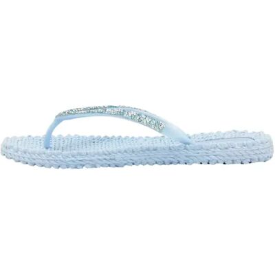Tongs à strass femme Ilse Jacobsen Hornbæk Bleu 38 - Publicité Tongs à strass femme Ilse Jacobsen Hornbæk Bleu 38 - Publicité