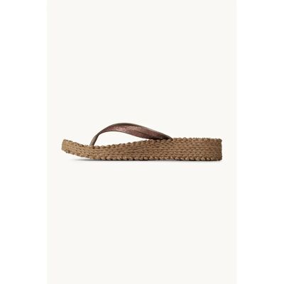Tongs compensées à plateforme paillettes femme Ilse Jacobsen Hornbæk Marron 38 - Publicité Tongs compensées à plateforme paillettes femme Ilse Jacobsen Hornbæk Marron 38 - Publicité