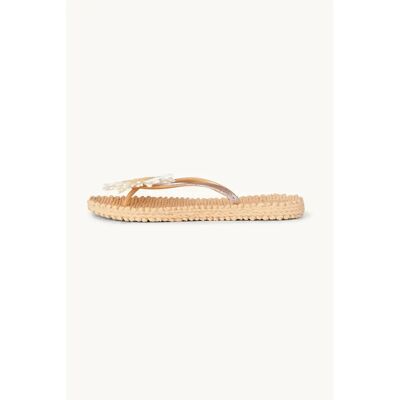 Tongs à fleur femme Ilse Jacobsen Hornbæk Beige 38 - Publicité Tongs à fleur femme Ilse Jacobsen Hornbæk Beige 38 - Publicité