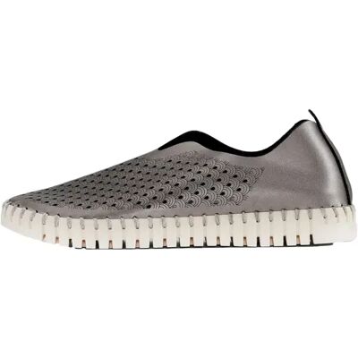 Mocassins femme Ilse Jacobsen Hornbæk Tulip Gris 40 - Publicité Mocassins femme Ilse Jacobsen Hornbæk Tulip Gris 40 - Publicité