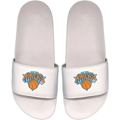 ISlide Claquettes New York Knicks Motto Blanc 42/43 - Publicité ISlide Claquettes New York Knicks Motto Blanc 42/43 - Publicité