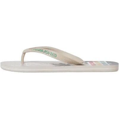 Tongs Jack & Jones Palm Print Beige 44/45 - Publicité Tongs Jack & Jones Palm Print Beige 44/45 - Publicité