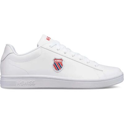 Baskets K-Swiss Court Shield Blanc 39 - Publicité Baskets K-Swiss Court Shield Blanc 39 - Publicité