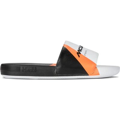 Claquettes K-Swiss Slide Sndlxmclarenii Blanc 41 - Publicité Claquettes K-Swiss Slide Sndlxmclarenii Blanc 41 - Publicité