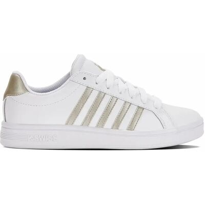Baskets femme K-Swiss Court Tiebreak Blanc 37,5 - Publicité Baskets femme K-Swiss Court Tiebreak Blanc 37,5 - Publicité