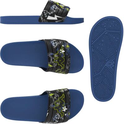 Claquettes enfant Kappa Sartwo Noir 31 - Publicité Claquettes enfant Kappa Sartwo Noir 31 - Publicité