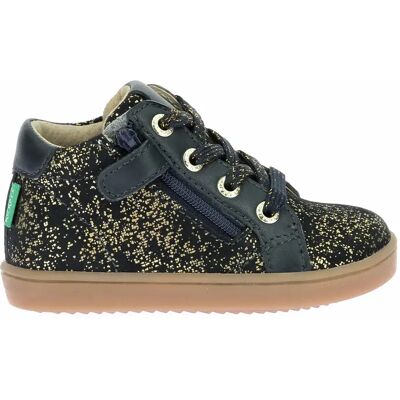 Baskets fille Kickers Welly Bleu 28 - Publicité Baskets fille Kickers Welly Bleu 28 - Publicité
