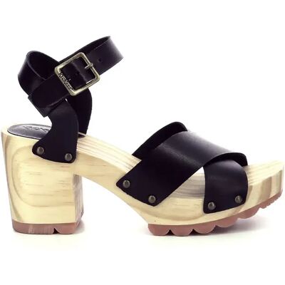 Sandales compensées femme Kickers Wise Noir 36 - Publicité Sandales compensées femme Kickers Wise Noir 36 - Publicité