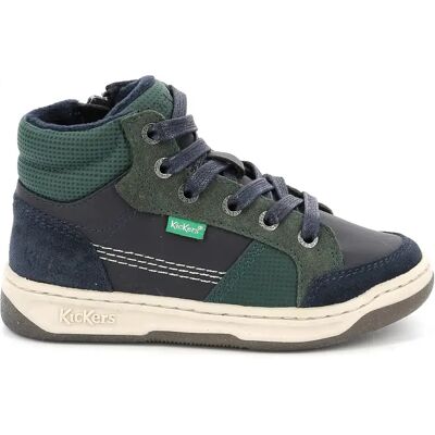 Baskets enfant Kickers Kickosta Bleu 34 - Publicité Baskets enfant Kickers Kickosta Bleu 34 - Publicité