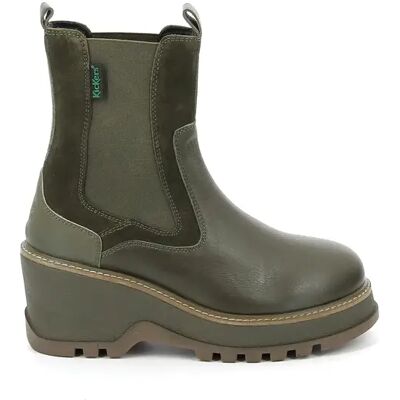Bottines femme Kickers Kick Wag Vert 40 - Publicité Bottines femme Kickers Kick Wag Vert 40 - Publicité
