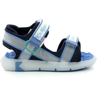 Sandales bébé Kickers Kickjune Bleu 26 - Publicité Sandales bébé Kickers Kickjune Bleu 26 - Publicité