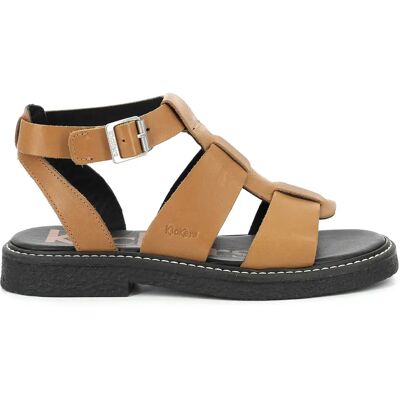 Sandales femme Kickers Lila Marron 37 - Publicité Sandales femme Kickers Lila Marron 37 - Publicité