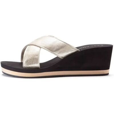 Sandales compensées femme Lascana Metallic Noir 36 - Publicité Sandales compensées femme Lascana Metallic Noir 36 - Publicité