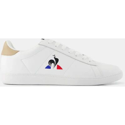 Baskets Le Coq Sportif Courtset Blanc 43 - Publicité Baskets Le Coq Sportif Courtset Blanc 43 - Publicité