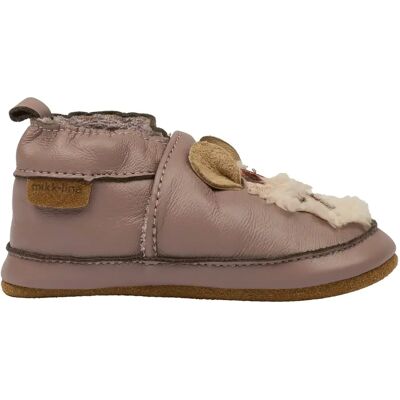 Chaussons cuir bébé Mikk-Line 3D Marron 36/48 mois - Publicité Chaussons cuir bébé Mikk-Line 3D Marron 36/48 mois - Publicité