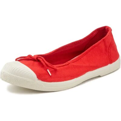 Ballerines femme Natural World Old Elysian Rouge 37 - Publicité Ballerines femme Natural World Old Elysian Rouge 37 - Publicité