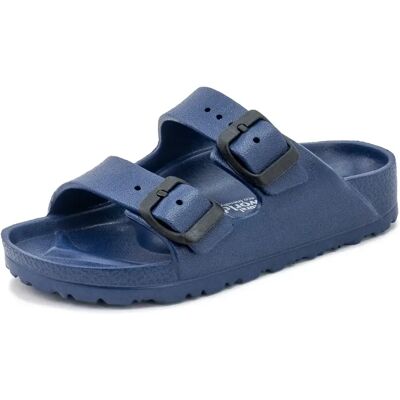 Claquettes enfant Natural World Saona Bleu 28 - Publicité Claquettes enfant Natural World Saona Bleu 28 - Publicité