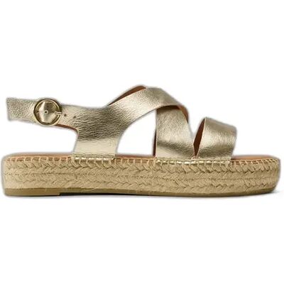 Sandales cuir femme Odaje Chantal Doré 41 - Publicité Sandales cuir femme Odaje Chantal Doré 41 - Publicité