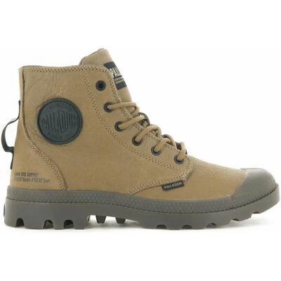 Bottines en cuir Palladium Pampa Hi Supply Marron 40 - Publicité Bottines en cuir Palladium Pampa Hi Supply Marron 40 - Publicité