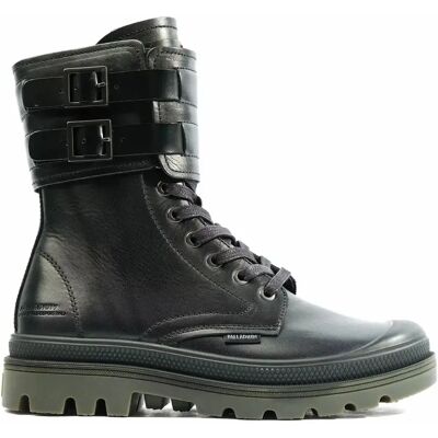 Bottes en cuir Palladium Pampa Atelier R Noir 37 - Publicité Bottes en cuir Palladium Pampa Atelier R Noir 37 - Publicité