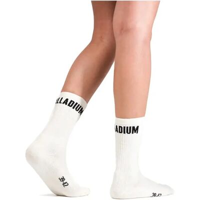 Chaussettes Palladium HT Logo Mid 01 Blanc 43/46 - Publicité Chaussettes Palladium HT Logo Mid 01 Blanc 43/46 - Publicité