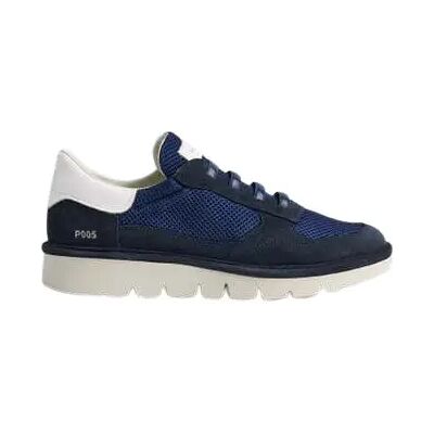 Baskets en cuir suéde Panchic Slip-On Mesh Bleu 41 - Publicité Baskets en cuir suéde Panchic Slip-On Mesh Bleu 41 - Publicité