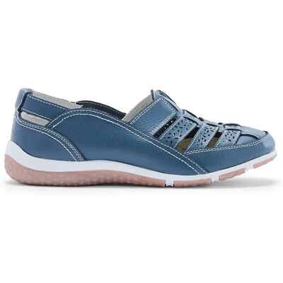 Mocassins ajourés élastiqués femme Pédiconfort Bleu 36 - Publicité Mocassins ajourés élastiqués femme Pédiconfort Bleu 36 - Publicité